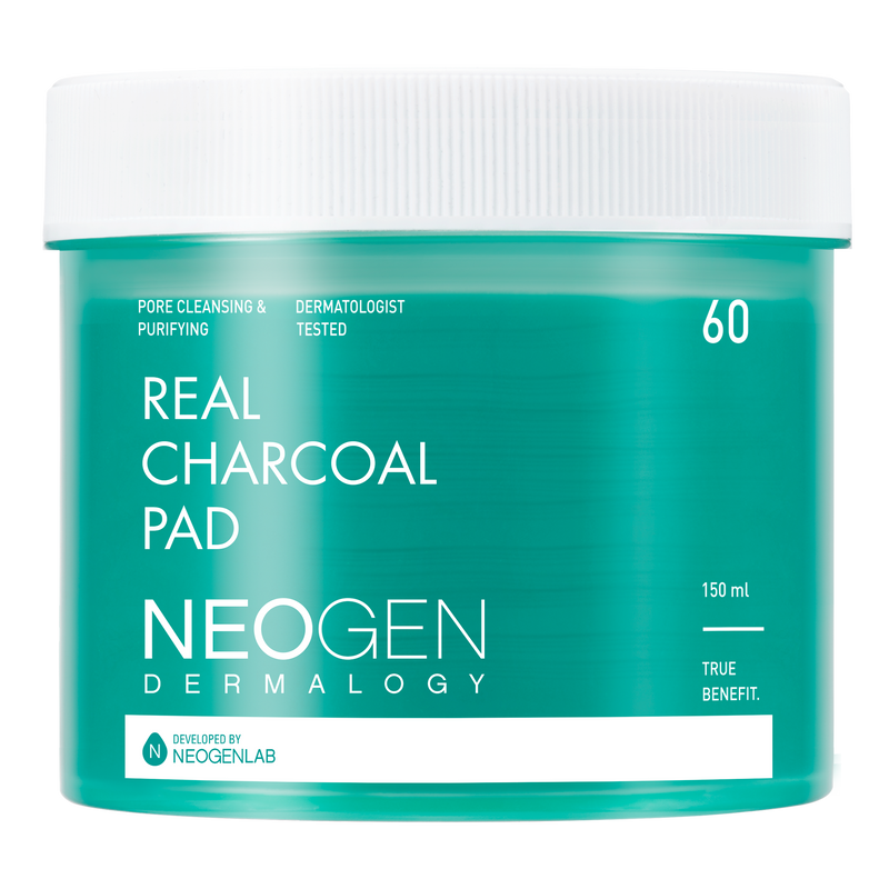 NeoGen DERMALOGY REAL CHARCOAL PAD 150ML (60 PADS)