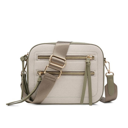 Small crossbody purse contrast color