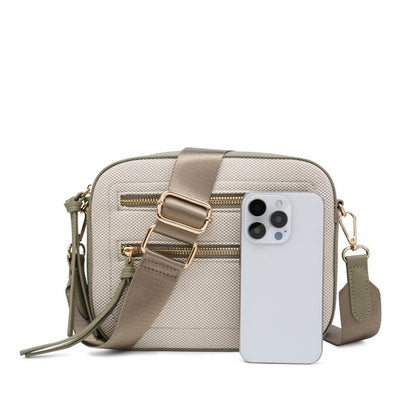 Small crossbody purse contrast color