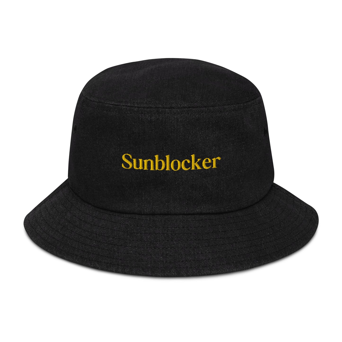 Esthetician approved, " Sunblocker" Denim bucket hat