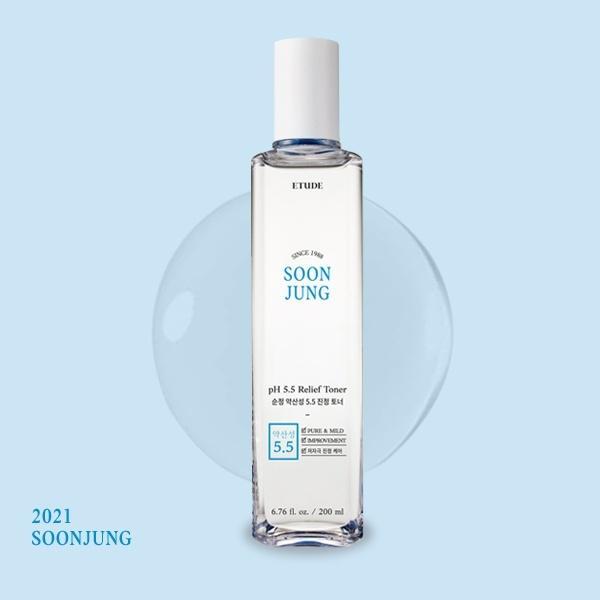 EtudeHouse SoonJung pH 5.5 Relief Toner 200ml (21AD)