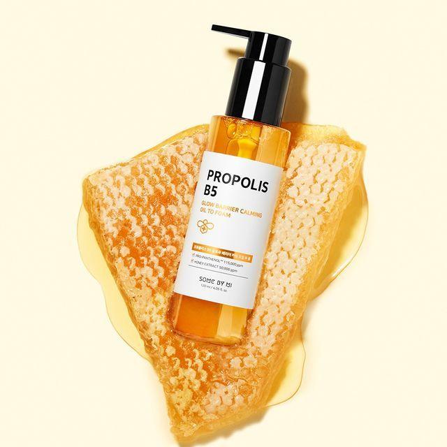 Somebymi Propolis B5 Glow Barrier Calming Oil To Foam 120ml