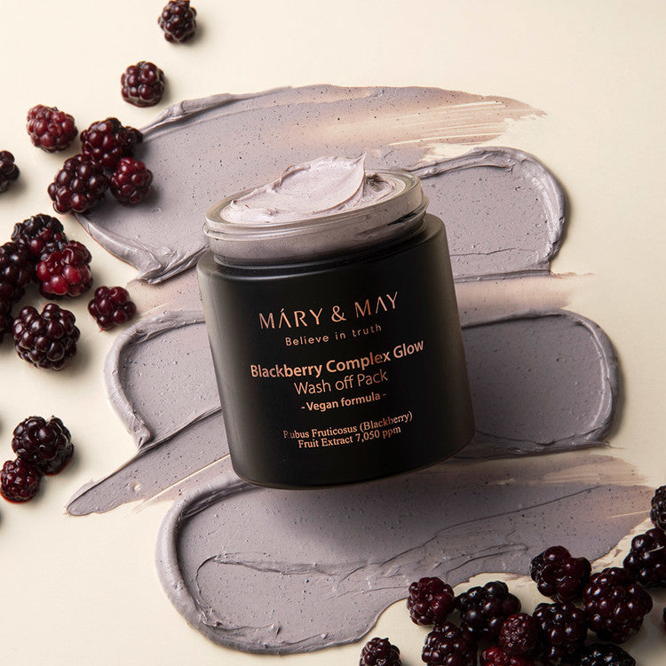 MARY&MAY Blackberry Complex Glow Wash off Pack 125g