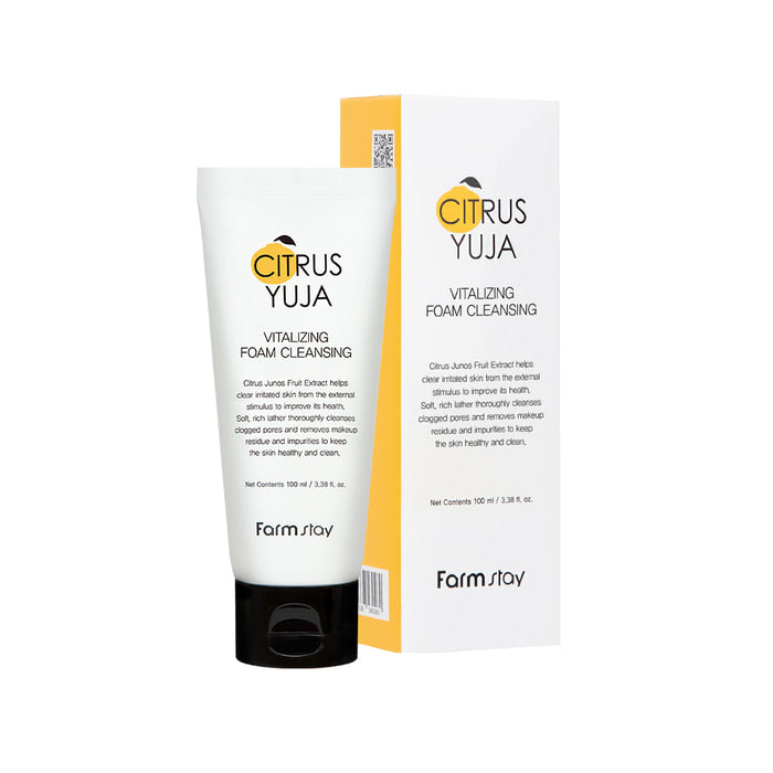 Farmstay Citrus Yuja Vitalizing Foam Cleansing 100ml